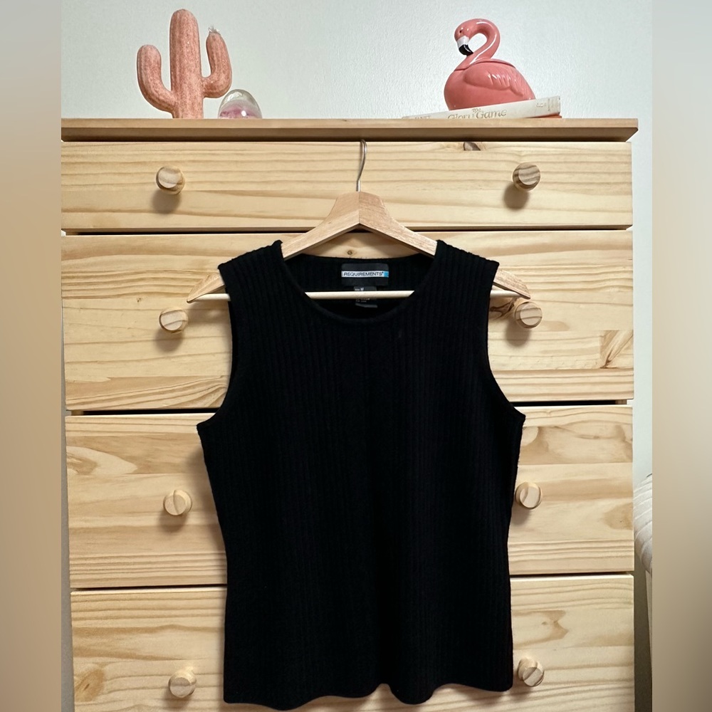 Black Sweater Vest size Medium